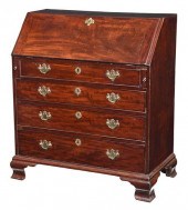 GEORGE III FIGURED MAHOGANY SL