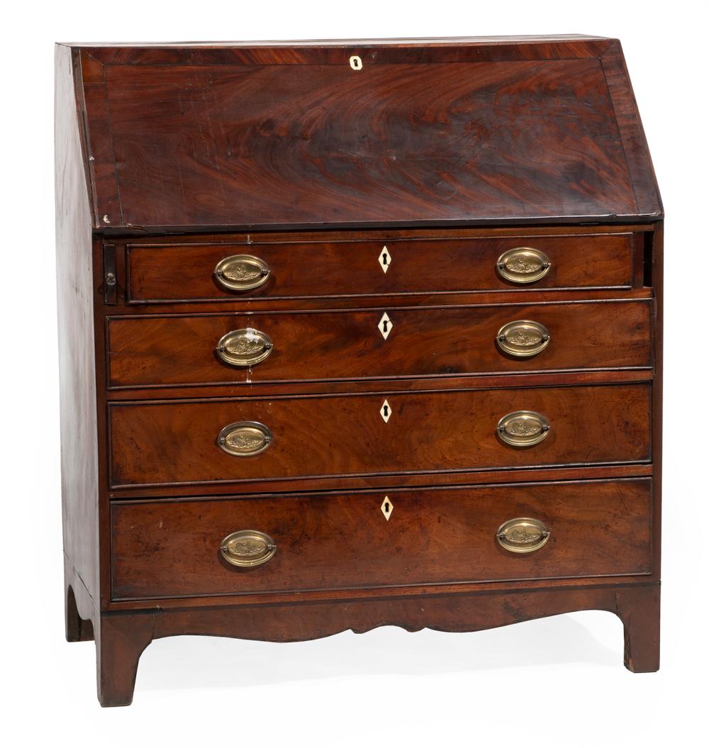 GEORGE III FIGURED MAHOGANY