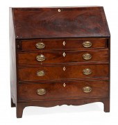 GEORGE III FIGURED MAHOGANY SL