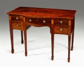 George III flame mahogany and