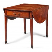 GEORGE III FLAME MAHOGANY, TUL