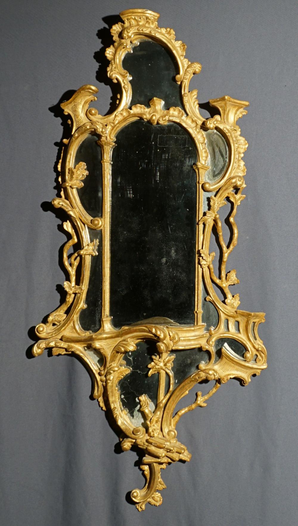 GEORGE III GILT GESSOED WOOD