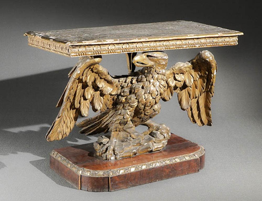 GEORGE III GILTWOOD, GESSO AND