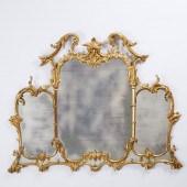 George III Giltwood Triptych O