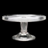 GEORGE III GLASS TAZZA / CAKE