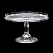 GEORGE III GLASS TAZZA / CAKE