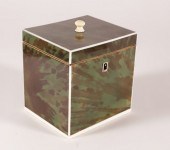 GEORGE III GREEN ANTIQUE TORTO