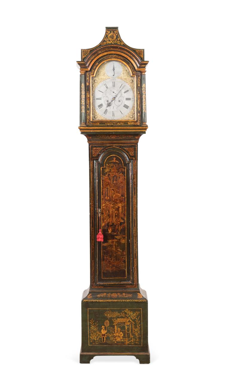 GEORGE III GREEN GILT CHINOISERIE