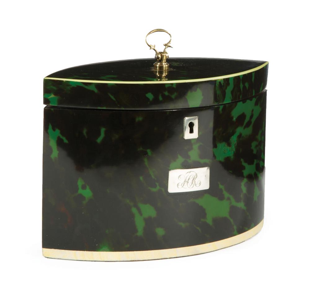 GEORGE III GREEN TORTOISESHELL