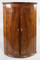 GEORGE III HANGING CORNER CUPB