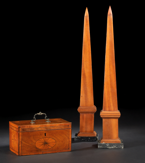 George III Holly-Inlaid Mahogany
