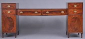 GEORGE III INLAID AND CROSS-BA