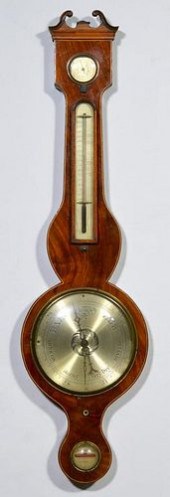 GEORGE III INLAID BAROMETERGeo