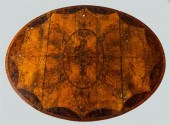 GEORGE III INLAID BURL WALNUT