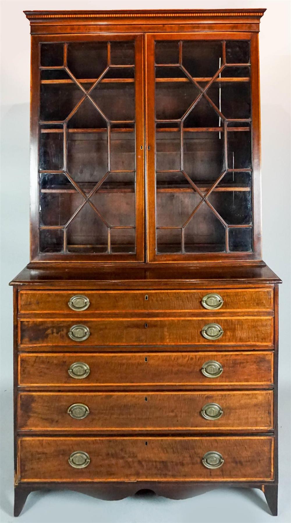 GEORGE III INLAID CROSSBANDED