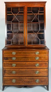 GEORGE III INLAID CROSSBANDED