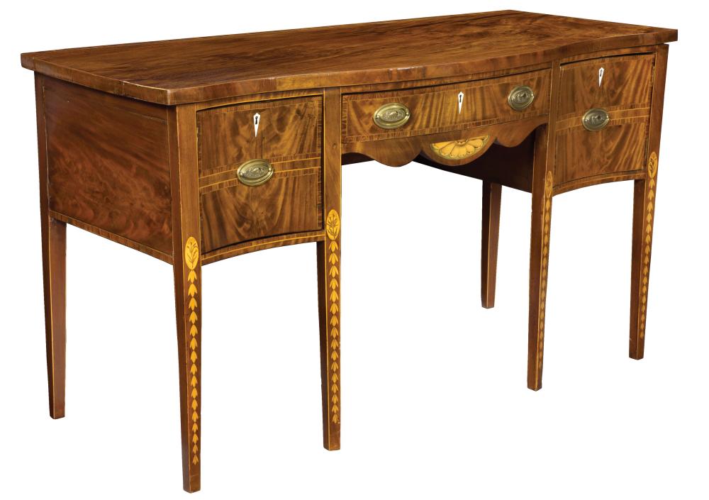 GEORGE III INLAID FIGURED