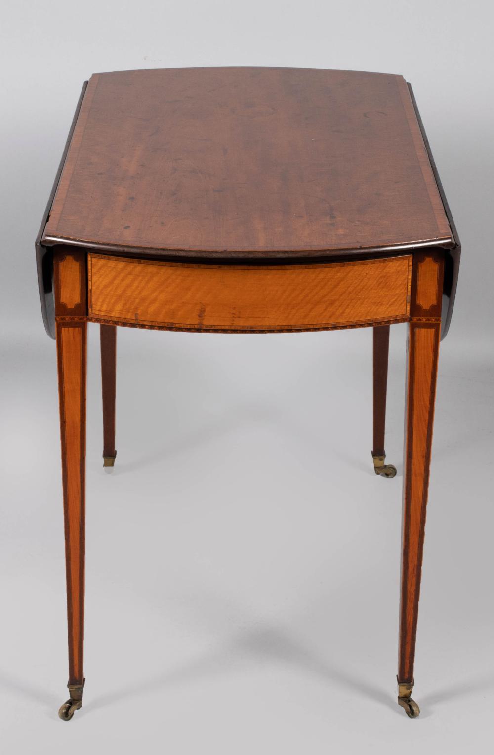 GEORGE III INLAID FIGURED