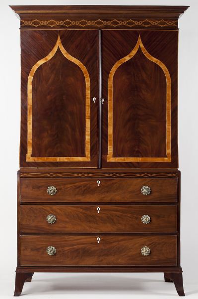 George III Inlaid Linen