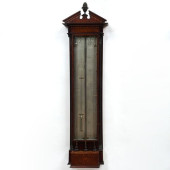 GEORGE III INLAID MAHOGANY BAR