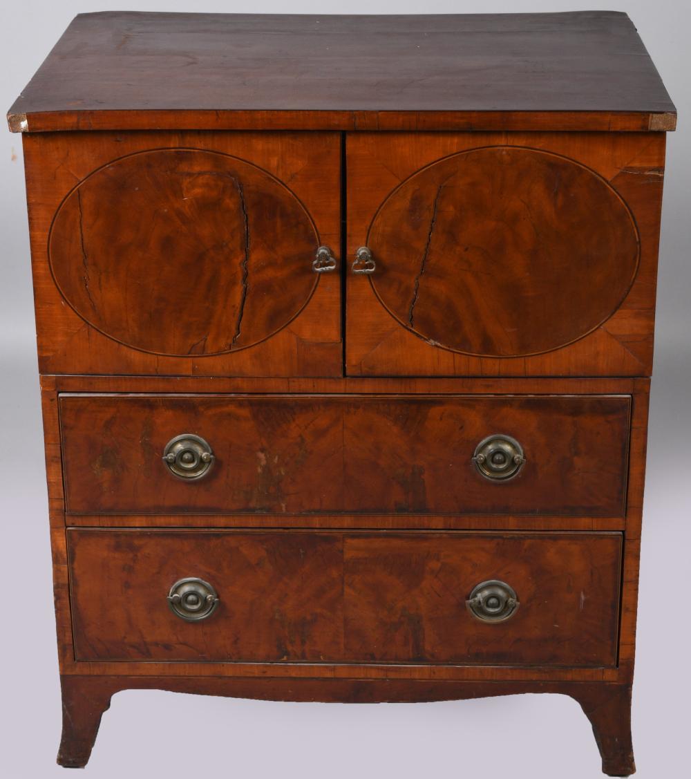 GEORGE III INLAID MAHOGANY