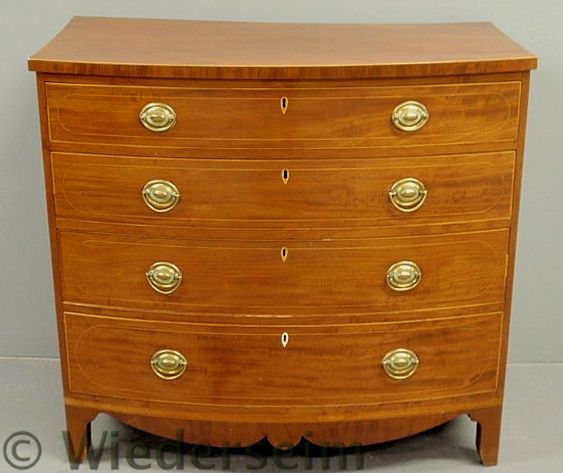 George III inlaid mahogany