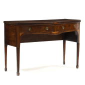 GEORGE III INLAID MAHOGANY BOW