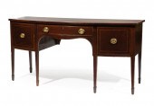 GEORGE III INLAID MAHOGANY BOW