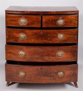 GEORGE III INLAID MAHOGANY BOW