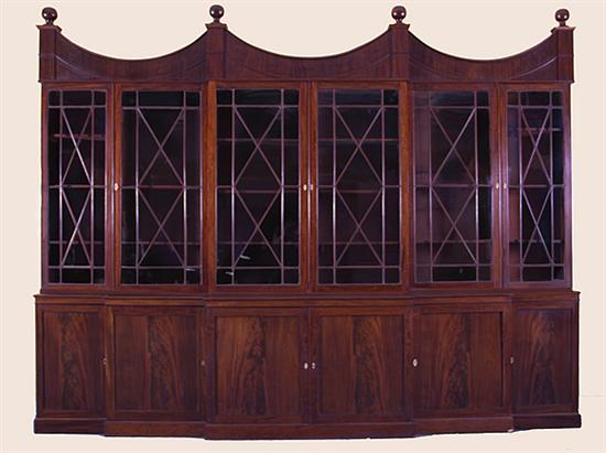 George III inlaid mahogany