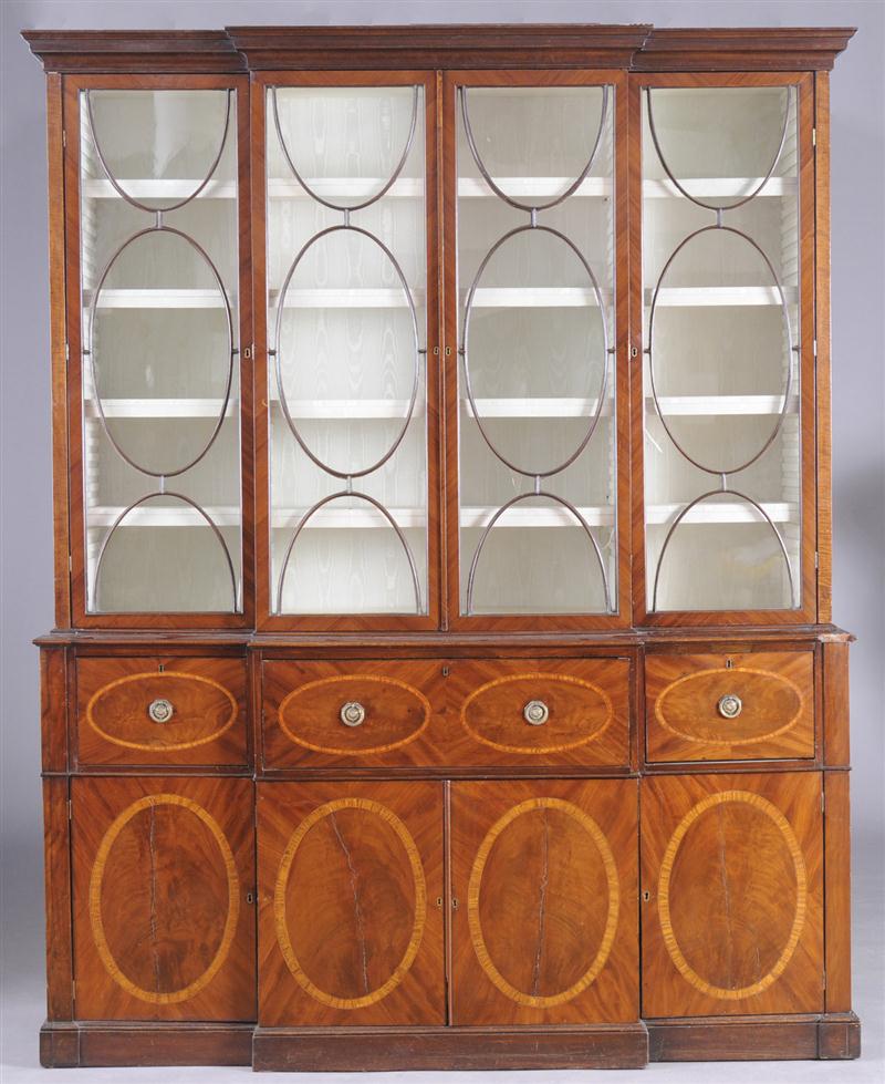 GEORGE III INLAID MAHOGANY