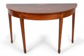 GEORGE III INLAID MAHOGANY CON