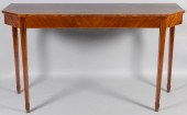 GEORGE III INLAID MAHOGANY CON