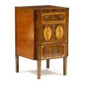 GEORGE III INLAID MAHOGANY CON