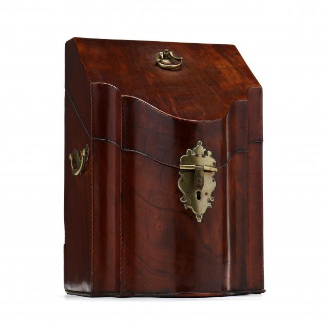 GEORGE III INLAID MAHOGANY