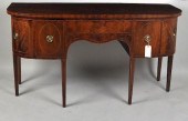 GEORGE III INLAID MAHOGANY "D"