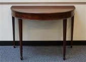 GEORGE III INLAID MAHOGANY DEM