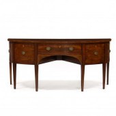 GEORGE III INLAID MAHOGANY DEM
