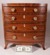 GEORGE III INLAID MAHOGANY DIM