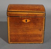 GEORGE III INLAID MAHOGANY DOM