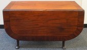 GEORGE III INLAID MAHOGANY DRO