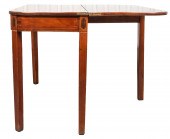 GEORGE III INLAID MAHOGANY GAM