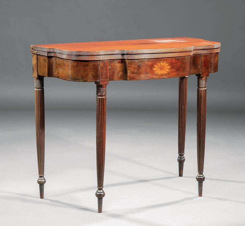 GEORGE III INLAID MAHOGANY GAMES