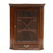 GEORGE III INLAID MAHOGANY HAN