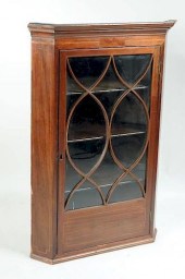 GEORGE III INLAID MAHOGANY HAN