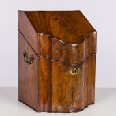 GEORGE III INLAID MAHOGANY KNI
