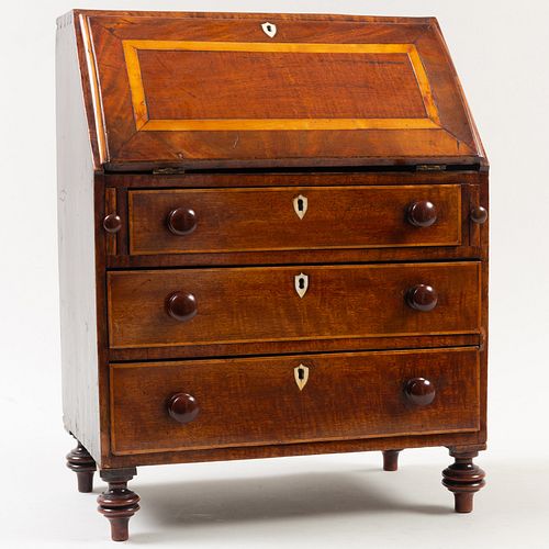 GEORGE III INLAID MAHOGANY