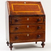 GEORGE III INLAID MAHOGANY MIN