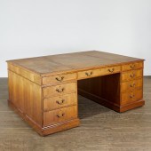 GEORGE III INLAID MAHOGANY PAR