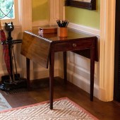 GEORGE III INLAID MAHOGANY PEM